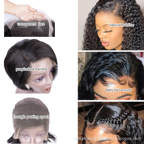 Pixie Cut  100% Peruvian Human Hair Short Lace Front Bob Wigs in Zurich for Black Women